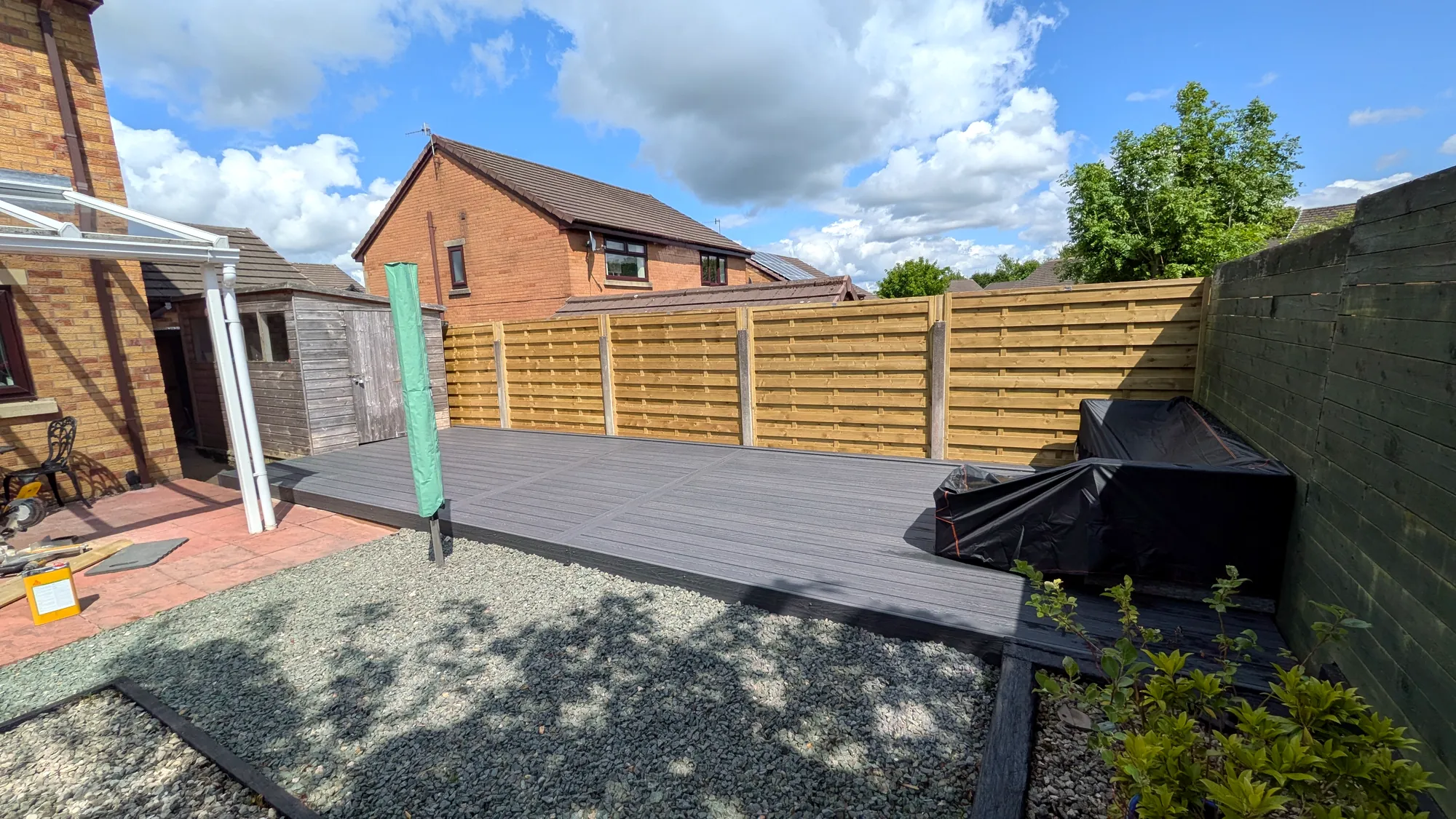Composite deck + fencing